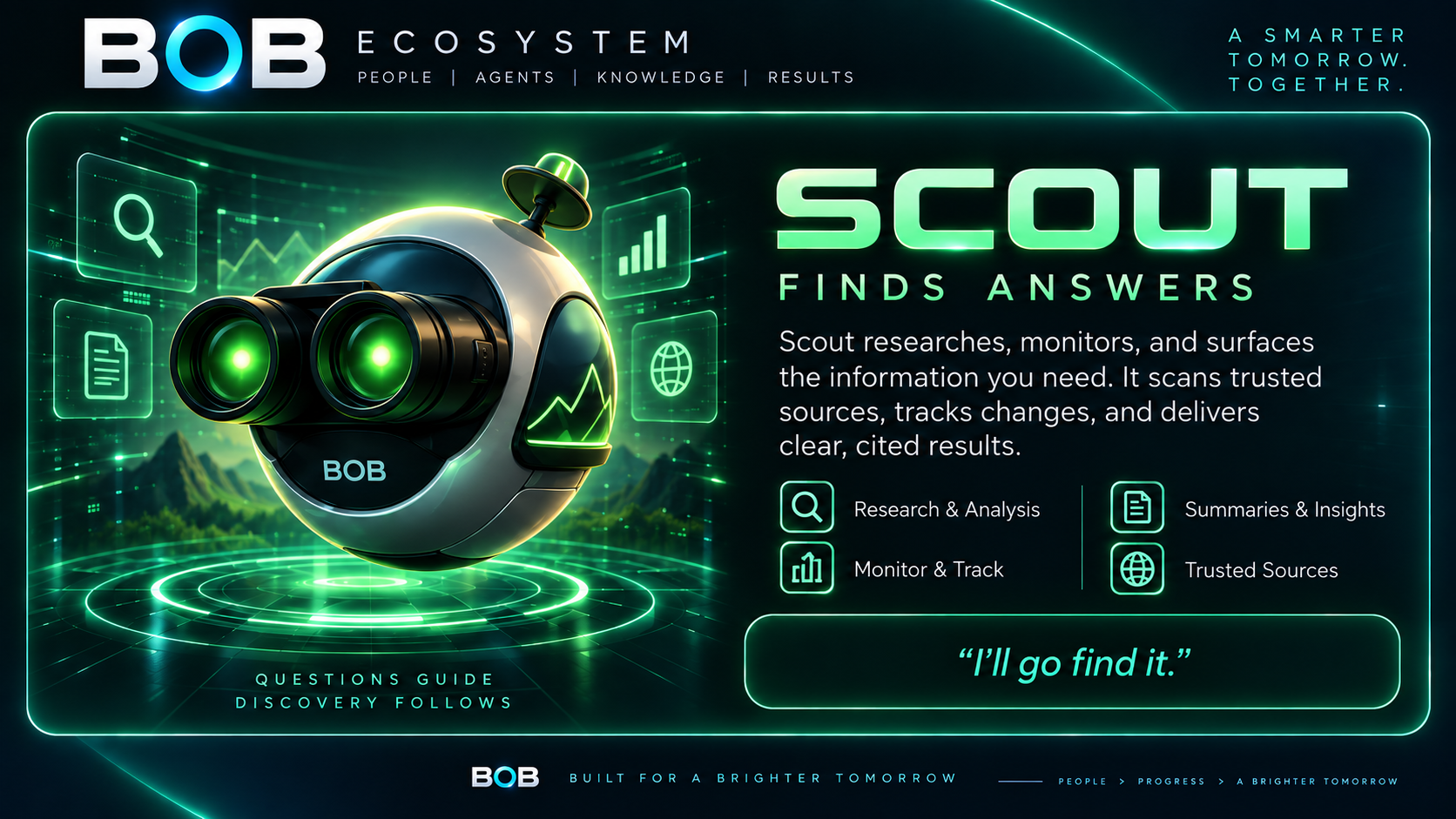 Scout — finds answers